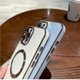 thumbnail image 4 of Funda galvanizada simple para iPhone 13 Pro Max, tacto metalizado, antideslizante, a prueba de golpes, protección para cámara, antiarañazos y anticaídas., 4 of 5