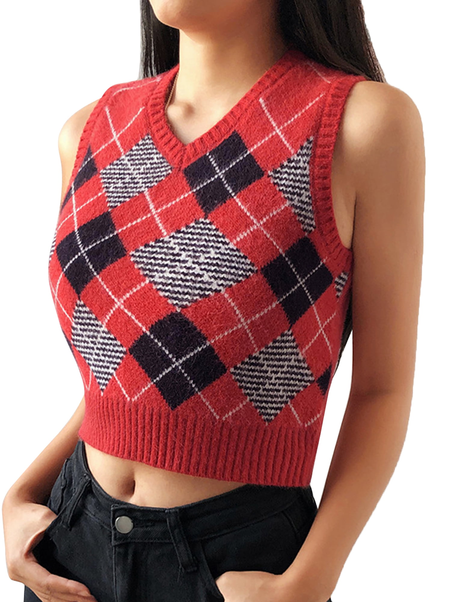 SSPalu Women Preppy Style Sleeveless 