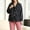 Gray, variant on Women's Fleece Fuzzy Pajama Jackets Oversized Long Sleeve Button Up Fluffy Fuzzy Bed Jackets Soft Coral Fleece Longewear House Coat with Pockets Warm Plush Sleepwear Fuzzy Coats Yellow3Xl