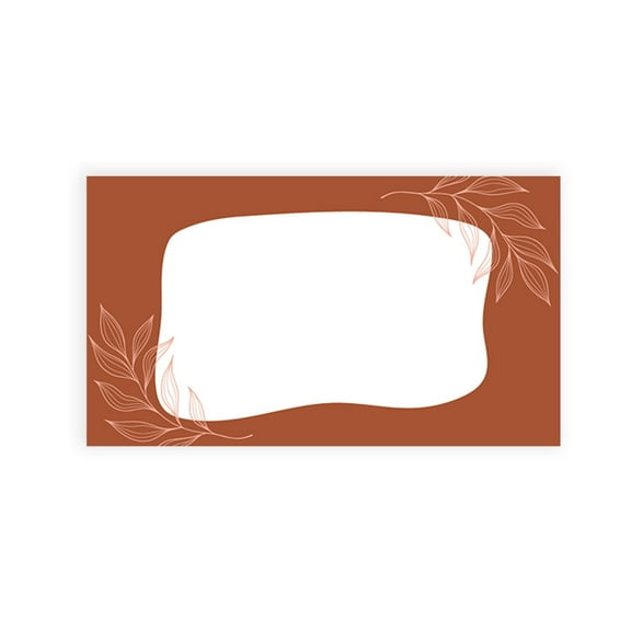 Koyal Wholesale Terracotta Place Cards for Wedding Party Tables, Seating Name Place Cards for Holders, 60 Pack