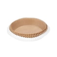 thumbnail image 3 of Air Fryer Disposable Paper Liner Mat Wood Pulp Steamer Round Paper Liners Barbecue Oven Baking Cooking Non-Stick Oil Paper Kitchen Pan Pad, 3 of 5