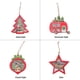 thumbnail image 5 of Adornos navideños de madera Adornos para árboles Artesanías colgantes de madera Papá Noel MABOTO Artesanía colgante, 5 of 6