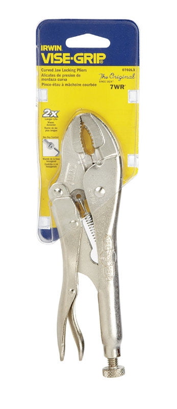 Irwin Mole Grips Locking Pliers 125mm 5" Vise-Grip CR Curved Jaw Locking Plier 