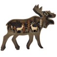 thumbnail image 1 of Yuarrent Adorno de animales de con luz LED Estilo retro Silueta de Navidad Decoración creativa de animales del bosque para el hogar y la oficina Kits de decoración para fiestas Yuarrent HA019158-00, 1 of 6