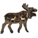 thumbnail image 1 of Ounissouiy Alce ahuecado de con luz LED Estilo retro Navidad Silueta Estatuilla Artesanía Escritorio Bosque Animales Oficina Kits de decoración para fiestas, 1 of 6