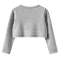 thumbnail image 6 of UACY Girls Long Sleeve Knit Shrug Cardigan, Open Front Bolero Sweater with Button Closure for Toddler and Kids, 6 of 9