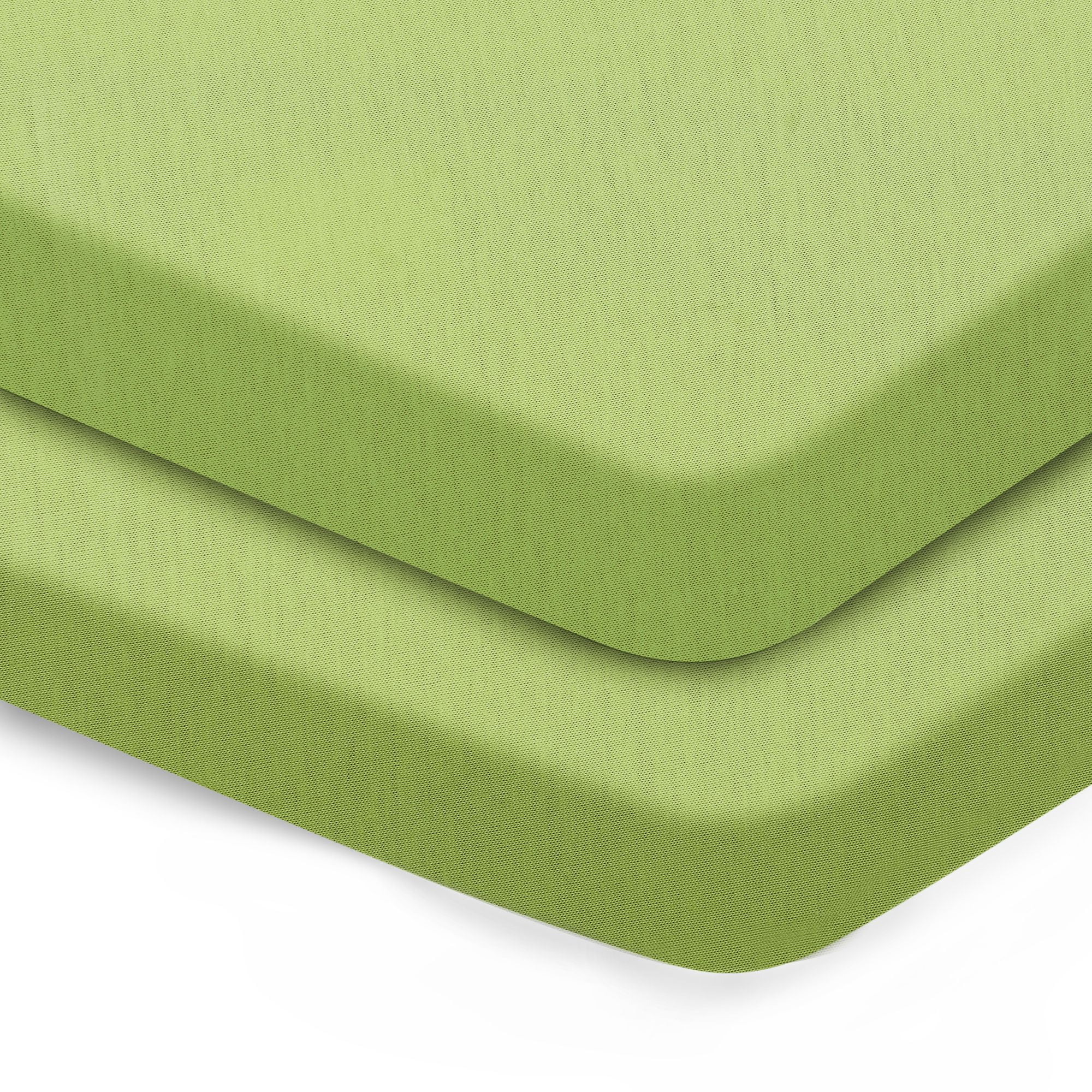 Auraa Baby Fitted Crib Sheets, Green, 2pk - Walmart.com