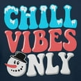 thumbnail image 3 of Teelocity Chill Vibes Only Graphic T-Shirt (X-Large - Standard Fit, Navy), 3 of 4