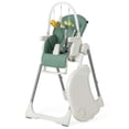 thumbnail image 3 of Babyjoy Trona de Bebé 4 en 1, Silla de Alimentación Plegable con 7 Alturas, Reposapiés Retráctil, Ruedas Bloqueables, Cojín Extraíble, Barra de Juguetes y Bandeja Doble para Niños Pequeños, 3 of 3