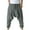 Dark Gray-C, variant on Men Hippie Harem Pants Baggy Linen Cotton Boho Yoga Pants Summer Beach Pants Casual Drop Crotch Trouser