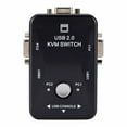 thumbnail image 1 of Methold USB 2.0 Manual Audio Video VGA Switcher entradas Una salida KVM Splitter Switch Box Adapter Electrónica, 1 of 6
