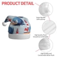 thumbnail image 4 of Fuzoiu Beacon In The Huge Waves Of The Surf Print Santa Hat Christmas Hat for Adults,Santa Hats with Pompom, Unisex Xmas Holiday Hat for Christmas New Year Festive Party Supplies, 4 of 6