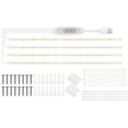 thumbnail image 1 of yeacher Smart LED Plant Grow Light with Red & Blue Spectrum, 24H Timer, 4 Brightness Levels, USB Powered, 50cm Length, Easy Installation with Adhesive/Screws/Ties, 1 of 7