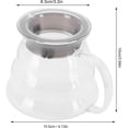 thumbnail image 5 of Glass Coffee Server, Transparent and Large Capacity, with Handle, for Espresso and Coffee, Bar Kitchen Counter, 5 of 9