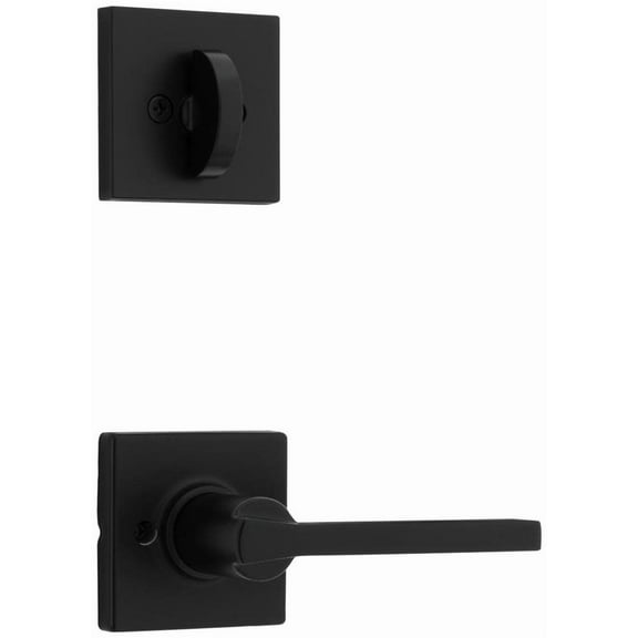 Kwikset 966Cslsqt.Univ Casey Lever Single Cylinder Interior Pack - Black