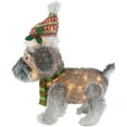 Holiday Time 25Inch LightUp Fluffy Schnauzer with 35 Lights, Indoor