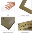 thumbnail image 3 of Good Friends are Like Stars Frame Wooden Picture Frames Natural Wood Vintage Friendship Engraved Memorial Photo Tabletop Decor for Christmas Birthday Graduation Keepsake 7.9 x 5.9 Inch Brown, 3 of 9
