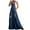 Blue, variant on IROINNID Jumpsuit For Women Full-Length Sleeveless Summer Casual Bandage Wide Leg Pants Jumpsuit