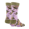 thumbnail image 2 of Oooh Yeah Mens Funny Novelty Crew Socks, Freshly Baked, Crazy Leaf Silly Fashion Socks, 2 of 4