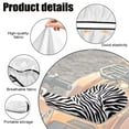 thumbnail image 6 of Uorisanigo ATV Seat Cover, Waterproof Zebra Stripes Four Wheeler Seat Cover with Elastic Band, Universal Fits Polaris Sportsman Polaris Scrambler Honda Rancher, Breathable Padded Protector, 6 of 7