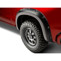 Bushwacker by RealTruck Pocket/Rivet Style Rear Fender Flares | 2-Piece Set, Black, Smooth Finish | 40106-02 | Compatible with 2019-2021 Chevrolet Silverado 1500; 2022 Silverado 1500 Limited