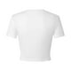 thumbnail image 2 of Camiseta de manga corta y cuello redondo para mujer - Estampado con lazo y eslogan, top informal de verano, disponible en tallas XS-XL, 2 of 3