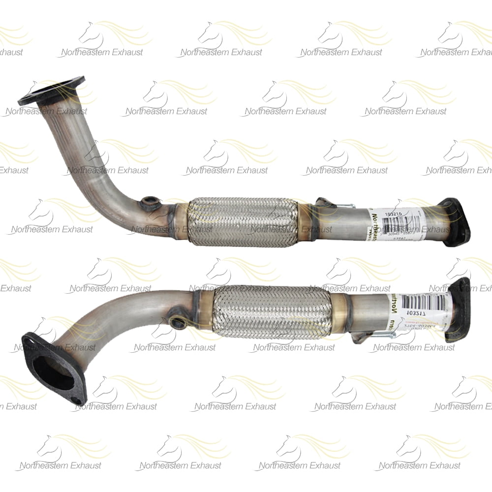 Stainless Steel Exhaust Pair of Front Pipe Fits 2008-2009 Kia Sorento 3.3L & 2007-2009 Kia Sorento 3.8L - Direct Fit