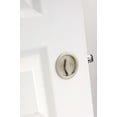 thumbnail image 6 of Kwikset 335-32 Round Privacy Pocket Door Lock Bright Stainless Steel Finish, 6 of 7