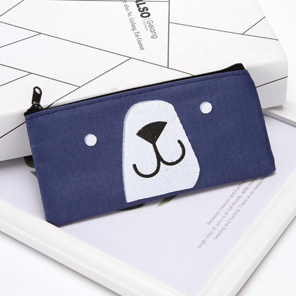 Vikakiooze 2023 Fashion Cartoon Pattern Pencil Bag Student Large-capacity Stationery Storage Bag Examination Storage Bag