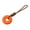 Orange, variant on FTsdfkl Dog Squeaky Chew Toys for Aggressive Chewers, Dogs Teeth Cleaning Soft Natural Rubber Float Toy for Indoor Outdoor Water Pool, Donut Ring Design 5.1 inch