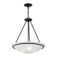 thumbnail image 3 of 4826-04 Livex Lighting Newburgh - 3 Light Pendant In Transitional Style-22 Inches Tall and 20 Inches Wide-Black Finish    -Traditional Installation, 3 of 10