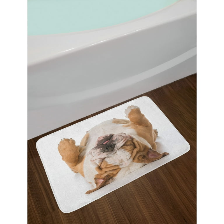 Organizedlife Large Teak Bath Mat Mold Resistant Bath Mat Wooden Bath Mat for Bathroom 31.5 x 19 x 1.18 Inches, Brown