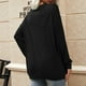 thumbnail image 4 of Camiseta de manga larga con cuello redondo y costuras de colores contrastantes para mujer Pompotops gfhjh3792, 4 of 4