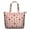 Pink Cow Strawberry, variant on White Cow Milk Strawberry Pattern Travel Tote Bags for Women Carry On,Large Weekender Bags for Women Travel,Multi Functional Duffle Bag for Work,Shopping,Sports