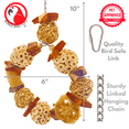 thumbnail image 2 of Bonka Bird Toys 1199 Natures Harmony Swing Sola Atta Luffa Coconut Parrot Chew, 2 of 8