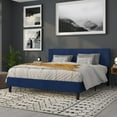 thumbnail image 2 of Bedford Tufted Upholstered King Size Headboard in Navy Fabric, 2 of 6