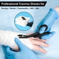 thumbnail image 4 of Paquete de 2 tijeras médicas para traumatismos con mosquetón, tijeras para vendajes de 7,5 pulgadas, tijeras de grado quirúrgico recubiertas de fluoruro con no-, 4 of 5