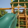 thumbnail image 2 of Gorilla Playsets Avalon Swing Set with Oversized Tarp Roof, Rock Wall and Slide, Amber, 2 of 9