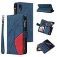 thumbnail image 1 of Compatible with iPhone XR Wallet Case with Card Slots PU Leather Zipper Flip Folio Cover, 1 of 5