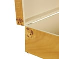 thumbnail image 4 of DecMode Storage Brown Wood Decorative Box with Natural Wood Grains and Silver Latches, 2 Count, 4 of 9