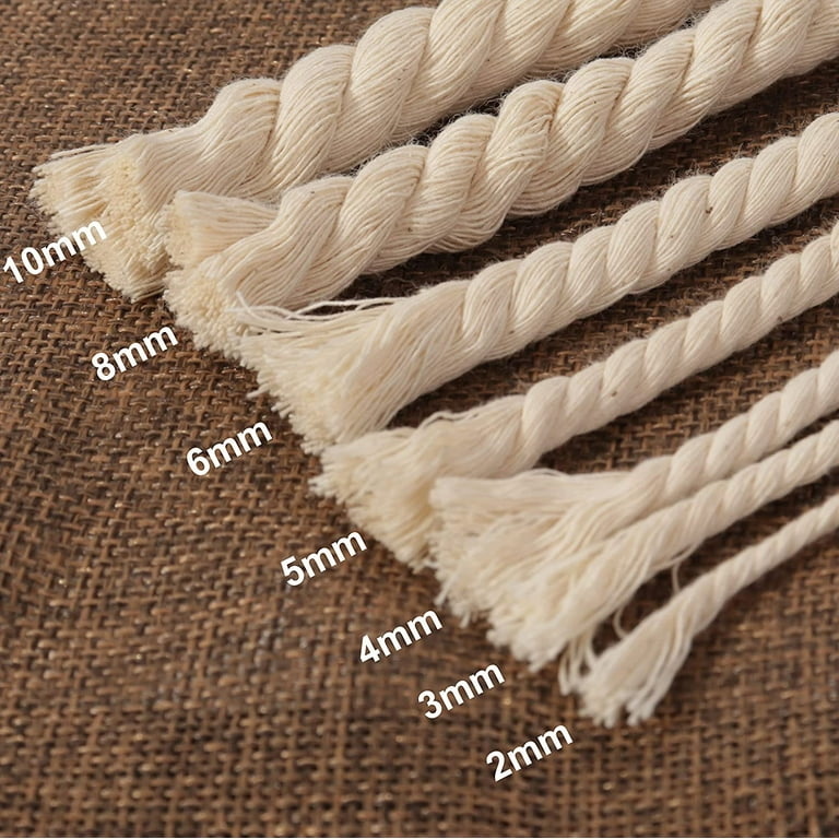 Quality Macramé Cord 2mm and 4mm Thickness With 6 Colours to