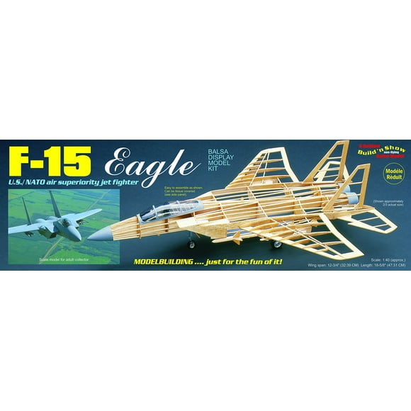 Guillow's F-15 Eagle Model Kit, Small