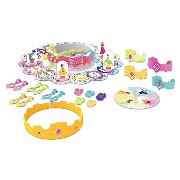 Pretty Pretty Princess: Edition Board Game Featuring Disney Princesses,  Jewelry Dress-Up Game for Kids Ages 5 and Up, For 2-4 players - Walmart.com