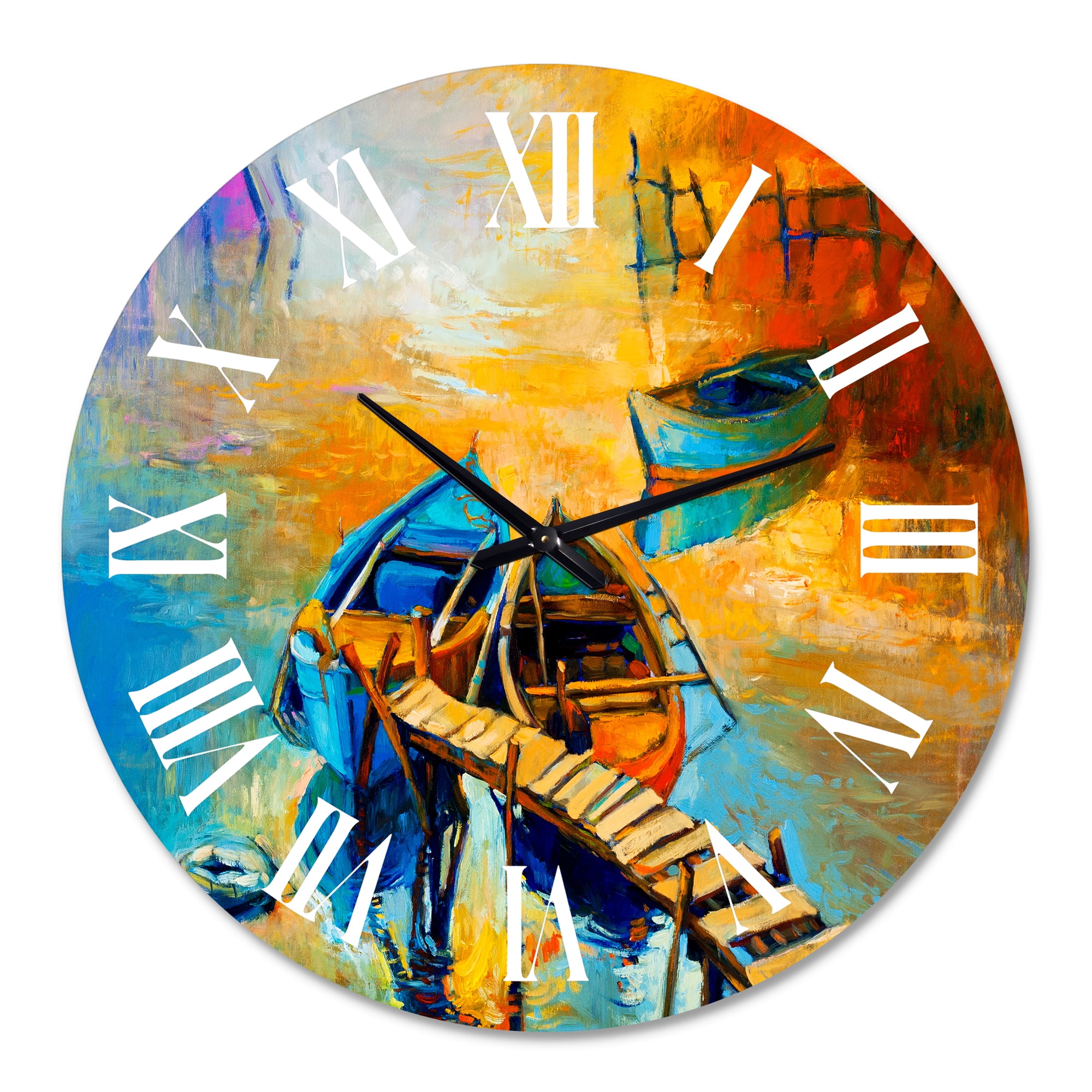 Designart 1 in Coastal Wall Clock