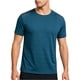 thumbnail image 2 of Tops para hombre, blusas y camisas de manga corta con cuello redondo para hombre, camisetas casuales holgadas deportivas transpirables de seda helada de color liso, camisetas de media manga con cuello, 2 of 4