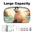 thumbnail image 3 of Sea Lion Waterproof Oxford Fabric Charger Organizer Storage Pouch Outdoor Small Storage Box, 5.9x9.44x3.14 in., 3 of 6
