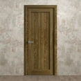 thumbnail image 3 of Interior Solid French Door 32 x 84 inches | Ego 5006 Marble Oak | Single Regular Panel Frame Handle | Bathroom Bedroom Modern Doors, 3 of 5