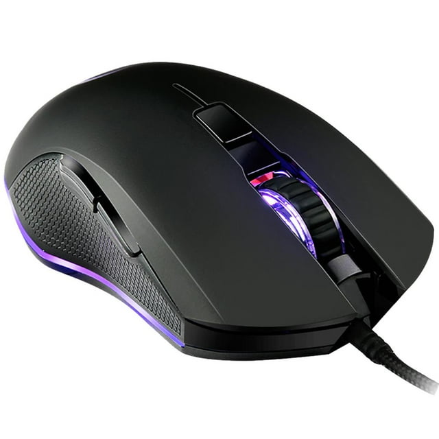 Ratón para juegos con cable Sunnimix 7 botones luces de respiración coloridas