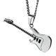thumbnail image 5 of Collar con colgante de acero inoxidable y cadena para hombre con música de guitarra (colgante de acero), 5 of 5