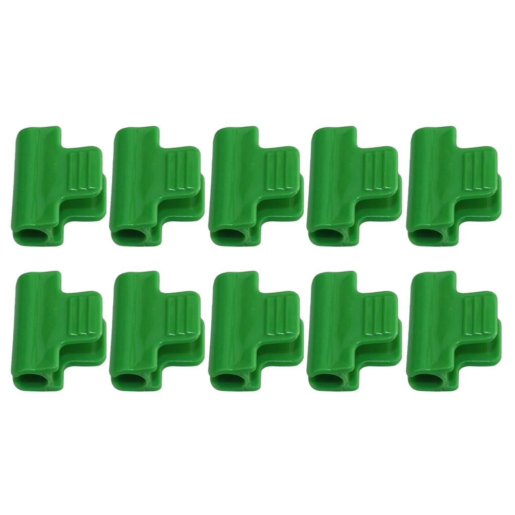 10Pcs Snap Pipe Clamps for Greenhouse Clamps Greenhouse Film Clips
